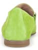 Gabor Leren mocassins groen