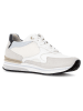 Gabor Leder-Sneakers in Weiß/ Beige