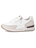 Gabor Leder-Sneakers in Weiß/ Beige