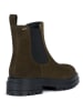 Geox Leder-Chelsea-Boots "Iridea" in Khaki