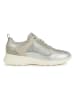Geox Sneakers "Alleniee" in Silber/ Creme