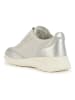 Geox Sneakers "Alleniee" in Creme/ Silber