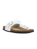 Geox Leren teenslippers "Brionia" wit