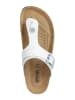 Geox Leder-Zehentrenner "Brionia" in Weiß