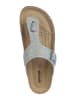 Geox Leder-Zehentrenner "Brionia" in Silber