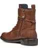 Geox Leder-Boots "Catria" in Hellbraun