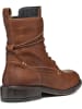 Geox Leder-Boots "Catria" in Hellbraun