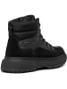 Geox Leder-Boots "Lamidie + Grip" in Schwarz