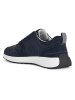 Geox Skórzane sneakersy "Volpiano" w kolorze granatowym