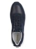 Geox Leder-Sneakers "Volpiano" in Dunkelblau