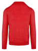 Malo Optimum Sweter "Lupetto" w kolorze czerwonym