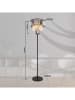 Globo lighting Staande lamp "Naxis" zwart/grijs - (H)160 x Ø 40 cm