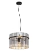 Globo lighting Lampa wisząca "Gorley" w kolorze czarno-szarym - Ø 40 cm
