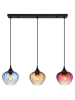 Globo lighting Lampa wisząca w kolorze czerwono-błękitno-żółtym - 80 x 150 x 18 cm