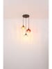 Globo lighting Hanglamp "Sander" zwart/meerkleurig - (H)150 x Ø 45 cm