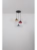 Globo lighting Hanglamp "Sander" zwart/meerkleurig - (H)150 x Ø 45 cm