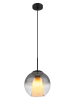 Globo lighting Lampa wisząca "Barry" w kolorze czarnym - wys. 120 x Ø 25 cm