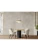 Globo lighting Hängeleuchte "Lowe" in Beige - (H)120 x Ø 38 cm