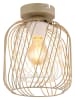 Globo lighting Deckenleuchte "Dichti" in Beige - (H)24,5 x Ø 18 cm