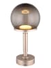 Globo lighting Lampa stołowa LED w kolorze kremowo-szarym - wys. 31,5 x Ø 15 cm
