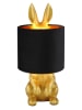 Globo lighting Tafellamp "Rabbit" zwart/goudkleurig - (H)41 x Ø 18 cm