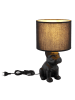Globo lighting Tafellamp "Dogo" zwart - (B)23,3 x (H)40 x (D)22 cm