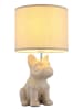 Globo lighting Tischleuchte ''Dogo'' in Beige - (B)23,3 x (H)40 x (T)22 cm