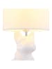 Globo lighting Tischleuchte ''Dogo'' in Weiß - (B)23,3 x (H)40 x (T)22 cm