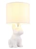 Globo lighting Tischleuchte ''Dogo'' in Weiß - (B)23,3 x (H)40 x (T)22 cm