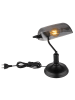 Globo lighting Tischleuchte "Antique" in Schwarz - (L)26,5 x (B)18 x (H)37 cm