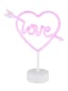 Globo lighting Decoledlamp "Love" wit - (B)18,5 x (H)32 x (D)10 cm
