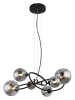 Globo lighting LED-Hängeleuchte in Schwarz - (L)62,2 x (B)58,8 x (H)120 cm