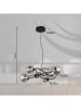 Globo lighting LED-Hängeleuchte in Schwarz - (L)62,2 x (B)58,8 x (H)120 cm