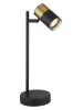Globo lighting Tischleuchte in Schwarz/ Gold - (H)35 x  Ø 12 cm