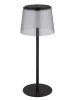 Globo lighting Ledtafellamp "Mariam" zwart/grijs - (H)34 x Ø 13 cm