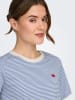 JDY Koszulka "Pisa" w kolorze błękitnym