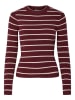Pieces Longsleeve "Pcmira" in Bordeaux