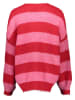 Pieces Trui rood/lichtroze