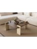 Scandinavia Concept Couchtisch "Afrolli" in Braun/ Beige - (B)90 x (H)35 x (T)90 cm