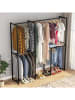 Scandinavia Concept Garderobe "Rex" in Hellbraun/ Schwarz - (B)170 x (H)180 x (T)40 cm