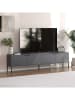 Scandinavia Concept TV-Kommode "Dore" in Anthrazit - (B)180 x (H)45 x (T)30 cm