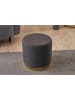 Scandinavia Concept Puf "Göcek" w kolorze ciemnoszarym - wys. 40 x Ø 40 cm