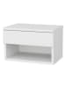 Scandinavia Concept Nachttisch in Weiß - (B)44,5 x (H)32 x (T)29 cm