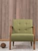 Scandinavia Concept Loungefauteuil "Kemer" groen - (B)69 x (H)80 x (D)83 cm