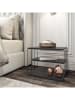 Scandinavia Concept Beistelltisch "Lifon" in Anthrazit/ Schwarz - (B)50 x (H)40 x (T)40 cm