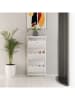 Scandinavia Concept Schoenenkast wit - (B)50 x (H)103 x (D)15 cm