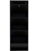 Scandinavia Concept Schuhschrank in Schwarz - (B)50 x (H)136 x (T)15 cm