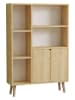 Scandinavia Concept Boekenkast "Lumo" lichtbruin - (B)25 x (H)48,6 x (D)50 cm
