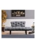 Scandinavia Concept Sofa "Nitta" grijs - (B)155 x (H)85 x (D)73 cm
