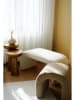 Scandinavia Concept Sitzbank in Creme - (B)106 x (H)45 x (T)46 cm